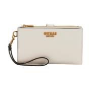 Damesportemonnee Laurel SLG Guess , Beige , Dames