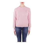 Roze Logo Front Sweater Guess , Pink , Dames