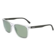 Stijlvolle zonnebril in groene tint Lacoste , Green , Heren