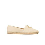 Leren Espadrilles Eleonor Tory Burch , White , Dames