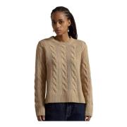 Beige wollen trui Ralph Lauren , Beige , Dames