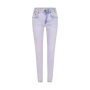 Hoge taille blauwe skinny jeans One Teaspoon , Blue , Dames