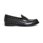 Zwarte Stud Loafer Klassieke Stijl Tory Burch , Black , Dames