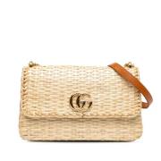 Pre-owned Fabric crossbody-bags Gucci Vintage , Beige , Dames