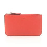 Pre-owned Leather wallets Fendi Vintage , Red , Dames