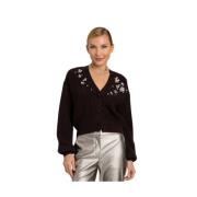 Stijlvolle Sweater Set Twinset , Brown , Dames