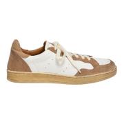 Witte Taupe Sneaker met Metalen Accenten Elia Maurizi , Multicolor , D...