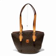 Pre-owned Canvas shoulder-bags Celine Vintage , Brown , Dames