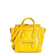 Pre-owned Leather celine-bags Celine Vintage , Yellow , Dames