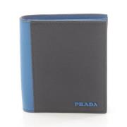 Pre-owned Leather wallets Prada Vintage , Black , Heren