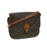 Pre-owned Canvas shoulder-bags Louis Vuitton Vintage , Brown , Dames