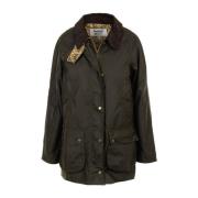 Groene Waxjas Barbour , Green , Dames