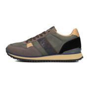 Groene Lage Sneaker Cosmos Leatherlook Napapijri , Green , Heren