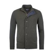 Groene Cardigan Sweaters voor Mannen Barbour , Green , Heren