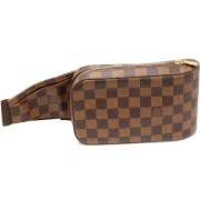 Pre-owned Canvas shoulder-bags Louis Vuitton Vintage , Brown , Heren