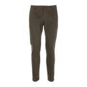 Bruine Broek Gaubert Stijl Dondup , Green , Heren