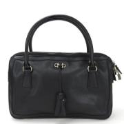 Pre-owned Leather handbags Salvatore Ferragamo Pre-owned , Black , Dam...