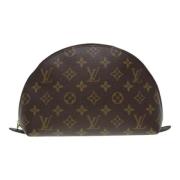 Pre-owned Canvas pouches Louis Vuitton Vintage , Brown , Dames