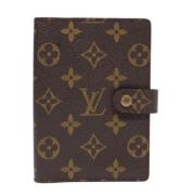 Pre-owned Canvas home-office Louis Vuitton Vintage , Brown , Dames