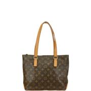 Pre-owned Canvas handbags Louis Vuitton Vintage , Brown , Dames