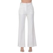 Wide Trousers Emma&Gaia , White , Dames