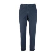 Slim Fit Blauwe Broek Mason's , Blue , Heren