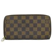 Pre-owned Canvas wallets Louis Vuitton Vintage , Brown , Dames