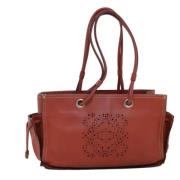 Pre-owned Leather shoulder-bags Loewe Pre-owned , Red , Dames