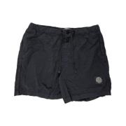 Kompas Logo Zwemshorts in Zwart Stone Island , Black , Heren