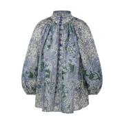 Groene Paisley Blouse Zimmermann , Multicolor , Dames