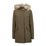 Arctische Wasbeer Parka Woolrich , Green , Dames