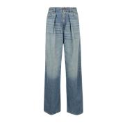 Blauwe Tencel Denim Jeans Haikure , Blue , Dames