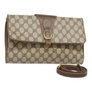 Pre-owned Leather gucci-bags Gucci Vintage , Beige , Dames