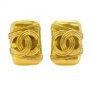 Pre-owned Fabric chanel-jewelry Chanel Vintage , Yellow , Dames