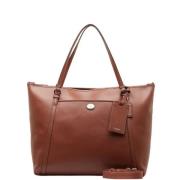 Pre-owned Leather handbags Coach Pre-owned , Brown , Dames