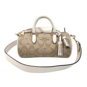 Pre-owned Plastic handbags Coach Pre-owned , Beige , Dames