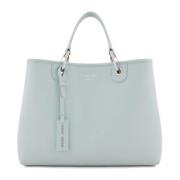 Blauwe Handtas met Verstelbare Band Emporio Armani , Blue , Dames