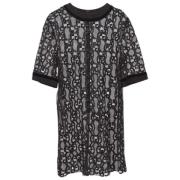 Pre-owned Lace dresses Gucci Vintage , Black , Dames