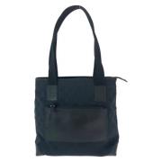 Pre-owned Canvas totes Gucci Vintage , Black , Dames