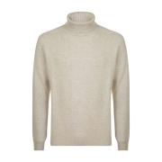 Beige Sweater Aw24 Boglioli , Beige , Heren