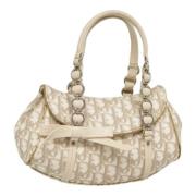 Pre-owned Leather totes Dior Vintage , Beige , Dames