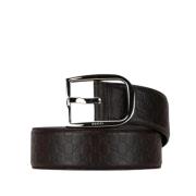 Pre-owned Leather belts Gucci Vintage , Brown , Dames