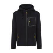 Heren hoodie Fw24-2010 synthetisch materiaal F**k , Black , Heren