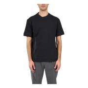 Katoenen T-shirt met ronde hals Paolo Pecora , Black , Heren