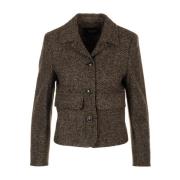 Bruine Jas voor Mannen Seventy , Brown , Dames