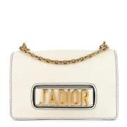 Pre-owned Leather dior-bags Dior Vintage , White , Dames