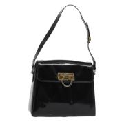 Pre-owned Fabric shoulder-bags Salvatore Ferragamo Pre-owned , Black ,...