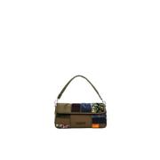 Dameshandtas Camo Patch Phuket Mini Desigual , Green , Dames