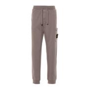 Duifgrijs Felpa Sweatpants Stone Island , Gray , Heren