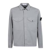 Stijlvolle Overshirt voor Mannen Stone Island , Gray , Heren